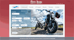 Desktop Screenshot of motorcycle-rental-europe.com
